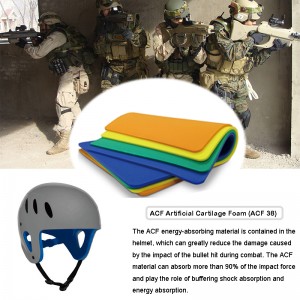 Materiais militares à prova de balas táticos da proteção de impacto do capacete (ACF)