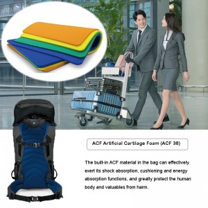 Almofada de PU de conforto Materiais Viagem Bagagem Insert Impact Protection Pad (ACF)